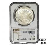 1901CN JQ Mexico Silver 1 Peso NGC MS62