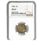1906 Liberty Victory Nickel NGC MS63