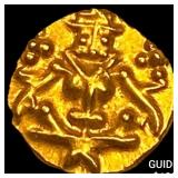 1638-1812 India Mysore .012 Gold Fanam UNCIRCULATE