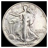 1943-S Silver Half Dollar CLOSELY UNCIRCULATED