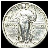 1918-S Silver Standing Liberty Quarter CLOSELY UNC