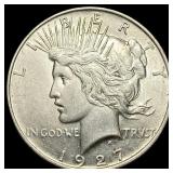 1927 Peace Silver Dollar CLOSELY UNCIRCULATED