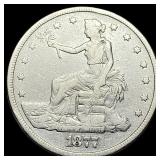 1877-S Silver Trade Dollar NICELY CIRCULATED