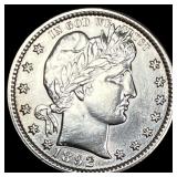 1892 Silver Barber Quarter UNCIRCULATED