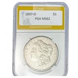 1897-O Morgan Silver Dollar PGA MS62