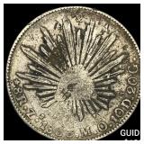 Mexico Silver 1 Peso  NEARLY UNCIRCULATED