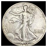 1943-D Silver Half Dollar Walking Liberty CLOSELY