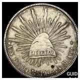 Mexico Silver 1 Peso  NEARLY UNCIRCULATED