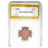1895 Indian Head Cent PGA MS64 RED