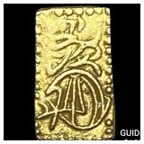 Japan 1832-1858 Gold 2 Shu CLOSELY UNCIRCULATED