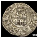 Crusader Jerusalem Aimery 1197-1205 Silver Denier