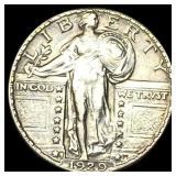 1929 Standing Liberty Silver Quarter CLOSELY UNCIR