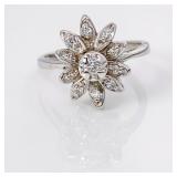 10kwgDiamondStarFashionRing