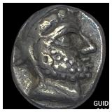 Persis Autophradates II 150 BC Silver Obol CLOSEL