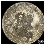 Colonial Spain Silver 8 Reales Chopmarks NEARLY U
