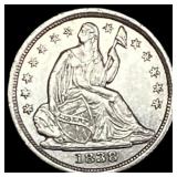 1838 Seated Liberty Silver Half Dime UNCIRCULATED