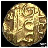 1638-1812 India Mysore .012 Gold Fanam UNCIRCULATE