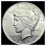 1928 Silver Peace Dollar UNCIRCULATED