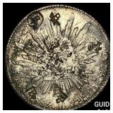 Mexico Silver 1 Peso  NEARLY UNCIRCULATED