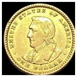 1905 Lewis and Clark Gold Dollar NEARLY UNCIRCULAT