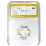 1925 Mercury Silver Dime PGA MS64+