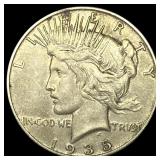 1935-S Silver Peace Dollar LIGHTLY CIRCULATED