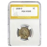 1938-D Buffalo Nickel PGA MS68