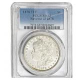 1878 7TF Morgan Silver Dollar PCGS MS63 Rev of 187