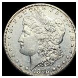 1898-S Silver Morgan Dollar CLOSELY UNCIRCULATED