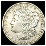 1904-S Silver Morgan Dollar CLOSELY UNCIRCULATED