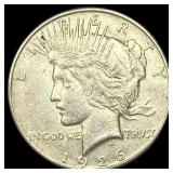 1926 Silver Peace Dollar NEARLY UNCIRCULATED