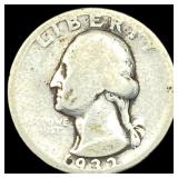 1932-D Silver Washington Quarter NICELY CIRCULATED