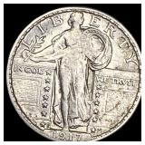 1917-S Silver Standing Liberty Quarter CLOSELY UNC