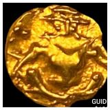 India Mysore .012 Gold Fanam UNCIRCULATED