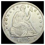 1844-O Silver Dollar NEARLY UNCIRCULATED