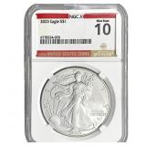 2023 Silver Eagle NGC MS10