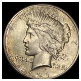 1921 Silver Peace Dollar CLOSELY UNCIRCULATED