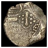 Partihara Empire 750-980 AD Silver Dracham NEARLY