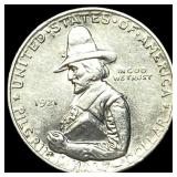 1921 Silver Pilgrim Tercentenary Half Dollar UNCIR