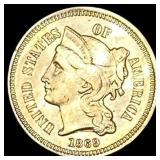 1869 Nickel Three-Cent Piece UNCIRCULATED