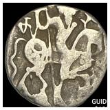 India Rajput 700-1000  Silver Jital NEARLY UNCIRC