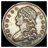 1832 Capped Bust Silver Quarter CLOSELY UNCIRCULAT