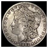 1882 Silver Morgan Dollar NEARLY UNCIRCULATED