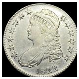 1822 Capped Bust Half Dollar CLOSELY UNCIRCULATED