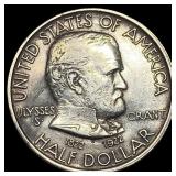 1922-S Silver Grant Memorial Half Dollar CLOSELY U