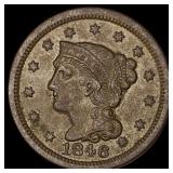 1846 Braided Hair Large Cent NEARLY UNCIRCULATED