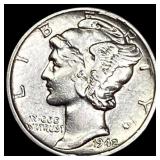 1942 Mercury Dime CLOSELY UNCIRCULATED