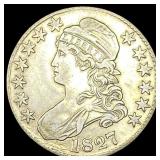 1827 Capped Bust Half Dollar NEARLY UNCIRCULATED