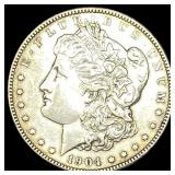 1904 Morgan Silver Dollar CLOSELY UNCIRCULATED