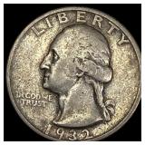 1932-D Silver Washington Quarter NICELY CIRCULATED